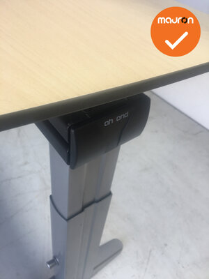 Ahrend bureau 200x80/100cm links - Ahorn - Volkern - essa - Kleur poot naar keuze