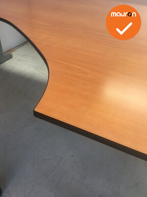 Ahrend hoekbureau - 200x120cm - Kastanje - rechts -Essa