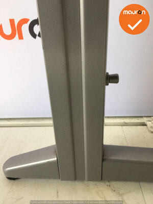 Ahrend Refurbished Werkplek - Inclusief ladeblok en bureaustoel - 160x80 - Wit hout - In hoogte verstelbaar - Zilvergrijs Essa