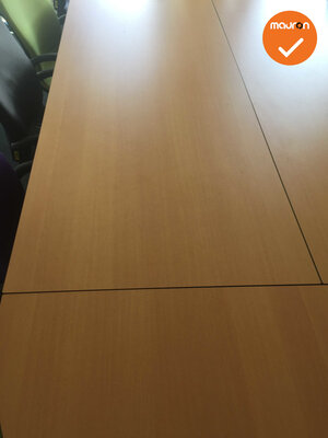 Ahrend Essa vergadertafel - 360x160cm - ovaal - volkern - beuken