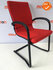 Ahrend 230 refurbished - Kleur frame naar keuze - Nieuwe stoffering in Felrood