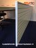 Fencepaneel - schaamschot - 200 x 49cm - Zilvergrijs - Instelbaar - Essa