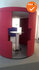 Akoestische overlegplek - 220cm - hoog 217cm - purplepink