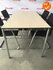 Vergadertafel - Vepa - 160x80cm - Ahorn - 4 poots - Chroom frame