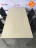 Vergaderset - 160x80cm - Ahorn - 4 poots - Chroom onderstel - Inclusief 4 Ahrend 4153 vergaderstoelen
