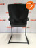Ahrend 230 vergaderstoel - bestaande zwart lederen stoffering - zwart frame