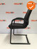 Ahrend 230 vergaderstoel - bestaande zwart lederen stoffering - zwart frame