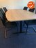 Ahrend Vergadertafel - 240x120cm - tonvormig - Oak medium melamine