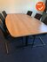 Ahrend Vergadertafel - 240x120cm - tonvormig - Kersen Havanna melamine