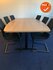 Ahrend Vergadertafel - 240x120cm - tonvormig - Kersen Havanna melamine