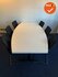 Ahrend Vergadertafel - 240x120cm - tonvormig - wit melamine (extra dik)
