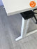 Ahrend Essa slingerbureau - refurbished - afmetingen naar keuze - wit melamine blad en onderstel