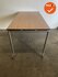 Ahrend Move-it design vergadertafel - 160x80 - Bamboo - volkern - gepolijst aluminium onderstel