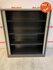 Roldeurkast - Ahrend - 144x120x45cm - Zilvergrijs met lichtbeige deuren