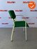 Ahrend 460 vergaderstoel - groene stoffering - wit frame