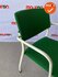 Ahrend 460 vergaderstoel - groene stoffering - wit frame