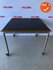 Ahrend Move-it design vergadertafel - 100x100 - vierkant - zwart - gepolijst RVS onderstel
