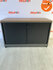 Roldeurkast - Ahrend - 74x120x45cm - antracietgrijs - topblad naar keuze