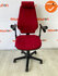 RH Logic 400 - Rode stoffering - met hoofdsteun - Zwart voetkruis - Inclusief RH8R armlegger 82000 armleuningen