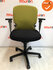 Haworth Comforto 77 - Geel/Zwarte stoffering - zwart voetkruis