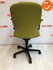 Haworth Comforto 77 - Geel/Zwarte stoffering - zwart voetkruis