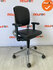 Ahrend 230 - Medium rug - Zwart kunstleer - Gepolijst aluminium voetkruis en rugbeugels