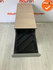 Ladeblok - 57x32x76cm - Zilvergrijs - 3 lades - zilvergrijs metalen front - topblad naar keuze