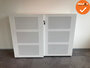 Schuifdeurkast - Ahrend - akoestisch - 120x160x45cm - wit