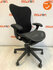 Herman Miller - Mirra - Graphite - gestoffeerde rugleuning - zwart voetkruis