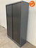 Roldeurkast - Ahrend - 195x120x45cm - antracietgrijs met antraciet metalen deuren - Inclusief 2 sleutels