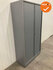 Roldeurkast - Ahrend - 195x100x45cm - Zilvergrijs - Zilvergrijs deuren