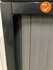 Roldeurkast - Ahrend - 144x120x45cm - Zwart - Met zilvergrijze roldeuren