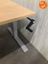 Rohde & Grahl Bureau - 160x80cm - Wild peren Melamine blad - zilvergrijs slingerbaar onderstel