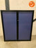 Roldeurkast - Ronal - 137x125x45cm - Zwart - Met blauwe kunststof roldeuren