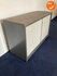 Roldeurkast - Ahrend - 74x120x45cm - Antracietgrijs - Met beige kunststof roldeuren - topblad naar keuze