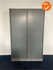 Roldeurkast - Ahrend - 195x120x45cm - Zilvergrijs met grijze deuren
