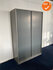 Roldeurkast - Ahrend - 195x120x45cm - Zilvergrijs met grijze deuren