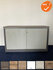 Roldeurkast - Ahrend - 74x120x45cm - Antracietgrijs - Met beige kunststof roldeuren - topblad naar keuze
