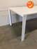 Ahrend 700 slingerverstelbaar bureau - 200x80cm - wit melamine blad - met een wit onderstel