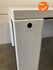 Ahrend 700 slingerverstelbaar bureau - 200x80cm - wit melamine blad - met een wit onderstel