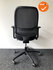 BETA BE Fine 6402 bureaustoel - Zwarte stoffering - Met netweave rug - Zwart kunststof voetkruis