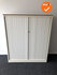 Roldeurkast - Ahrend - 144x120x45cm - Wit met witte kunststof deuren - Topblad naar keuze