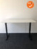 IKEA elektrisch zit-stabureau - 160x80cm - Zwart onderstel - met wit melamine blad