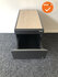 Gispen - Ladeblok - 55x32x60cm - Antraciet - 4 laden - licht eiken topblad