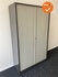 Roldeurkast - Ahrend - 195x120x45cm - antracietgrijs met lichtgrijze deuren