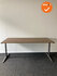 Ahrend Mehes handmatig verstelbaar bureau - 180x80cm - nieuw blad naar keuze - Antracietgrijs onderstel