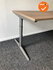 Ahrend Mehes handmatig verstelbaar bureau - 180x80cm - nieuw blad naar keuze - Antracietgrijs onderstel