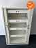 Gispen Roldeurkast - 130x80x47cm - Wit met witte kunststof deuren - inclusief topblad - 4 hangmaplades