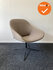 Fauteuil - Artifort Beso Lounge - Beige - met zwart frame