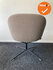 Fauteuil - Artifort Beso Lounge - Beige - met zwart frame